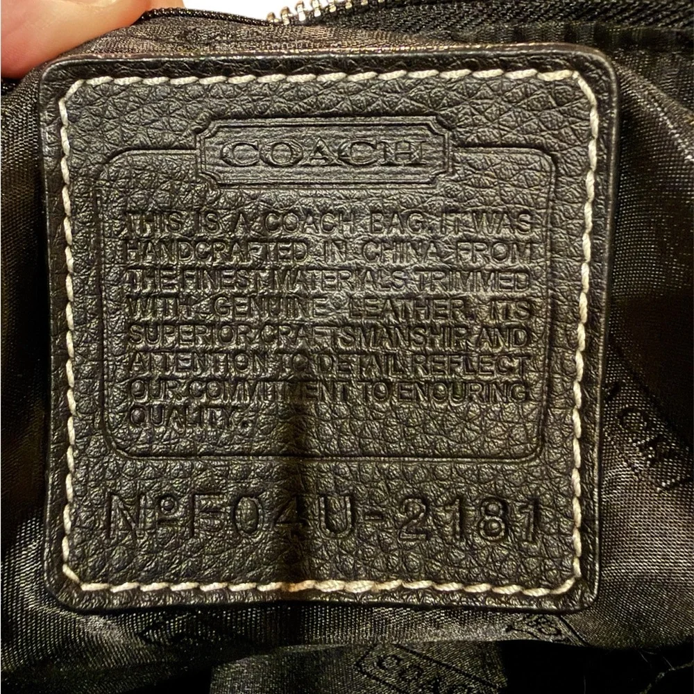 Coach Hampton Signature Carryall Black Horsebit F04U-2187 - Picture 11 of 13